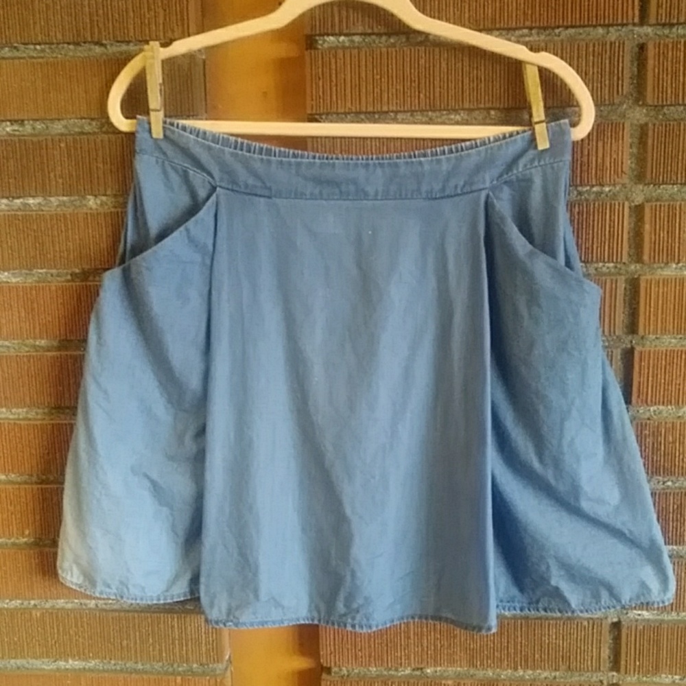 Comfy Jean Skirt